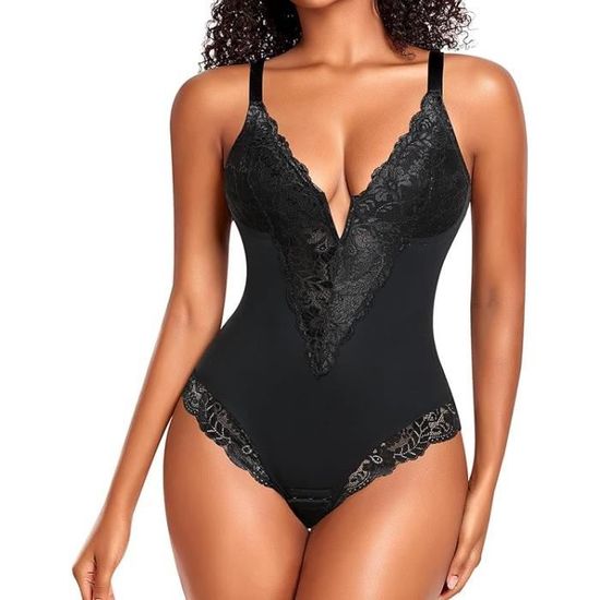Werkiss Body Sculptant Femme Gainant Amincissant Ventre Plat Dentelle Invisible