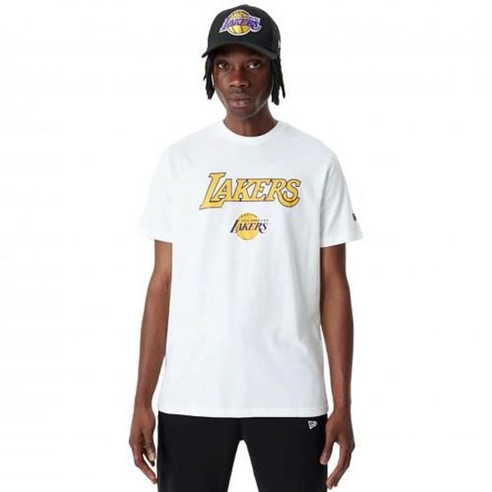 T-shirt Oversize Homme Col V - Motif Los Angeles - Coton Respirant Streetwear Grand Taille - Manches Courtes