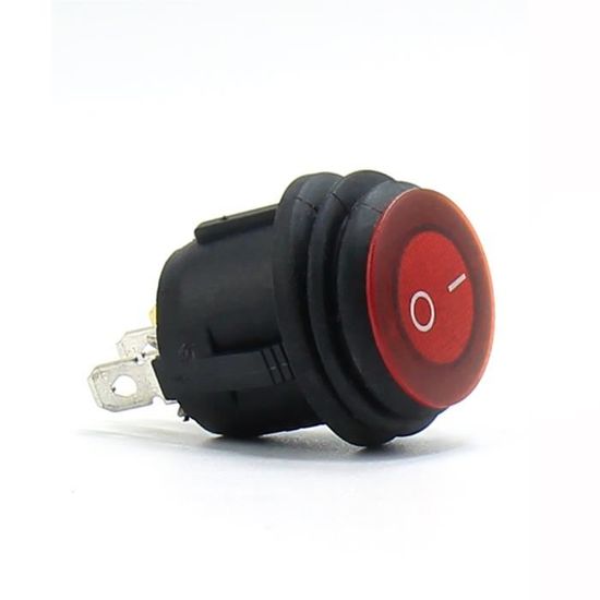 Interrupteur À Bascule Étanche 5 Gangs 12-24V - LED Bleu - IP67 Pour Voiture, Bateau, Camping-car