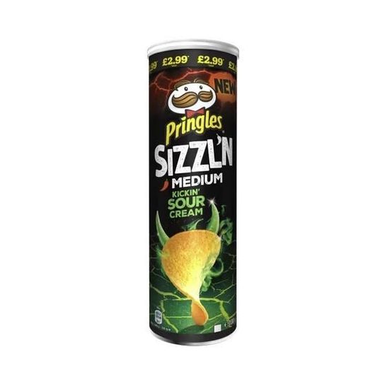 Biscuit Pringles Sizzl'n Kickin Sour Cream... - Cdiscount Au quotidien