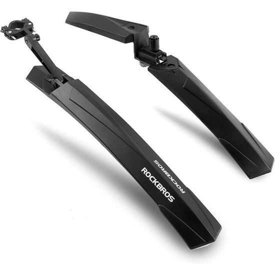 ROCKBROS Garde-boue Universel Réglable Avant/arrière – Montage Facile Vélo Route