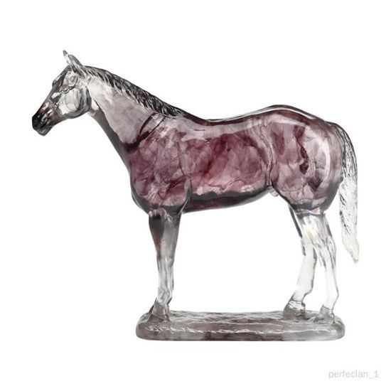 Statuette de cheval du Nouvel An chinois 2026 - Figurine décorative en résine dorée pour la maison | Décorations du Nouvel An chinois | Pour décoration de magasin, école, bureau, café, bibliothèque
