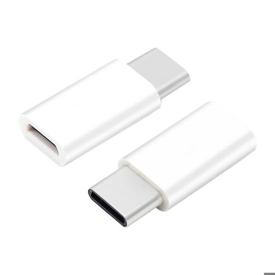 Lot De 5 Adaptateurs Micro USB Vers USB-C En Aluminium — Compatibles MacBook, Dell XPS, Huawei, Pixel | Transfert Rapide 5 Gb/s