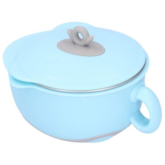 Bol Bébé Chauffant Nomade – Acier Inox 316, Température Constante 45℃, Rechargeable USB, étanche IPX7, 500 Ml