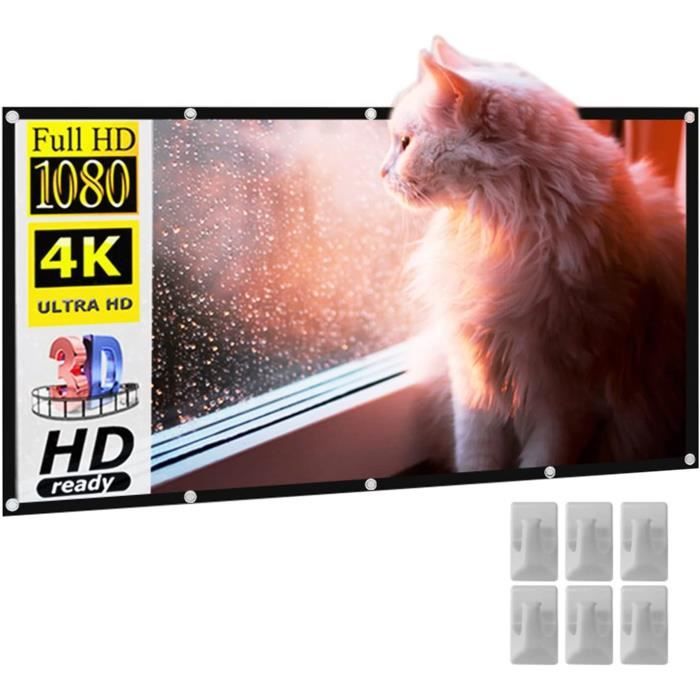 ABI Écran De Projection Mural 100 Pouces 16:9 7549376863862 - TV Son Photo