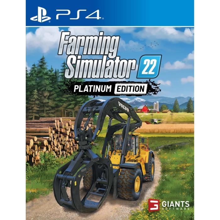 Farming Simulator 22 Platinum Edition Jeu PS4 - Cdiscount Jeux vidéo