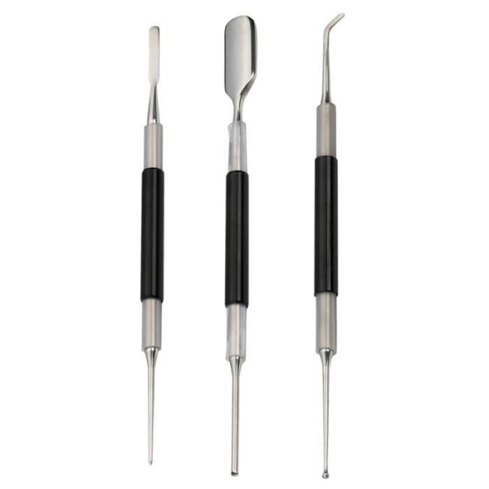 3 pièces en acier inoxydable brillant outil professionnel Barista pour Latte Cappuccino Espresso décoration MACHINE A CAFE