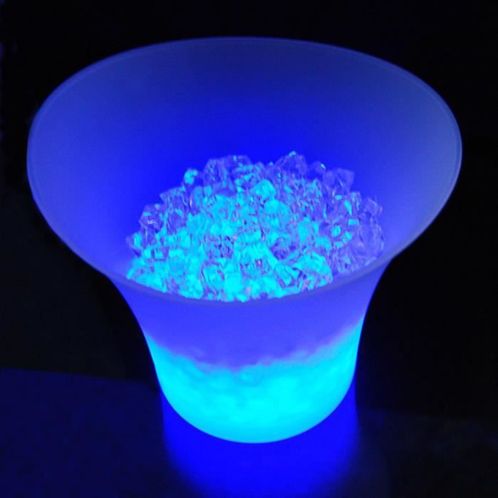 Glace Conduit Bière Vin Seau à Champagne Refroidisseur Noël Parti 5l Bleu décoration maison mariage Noël