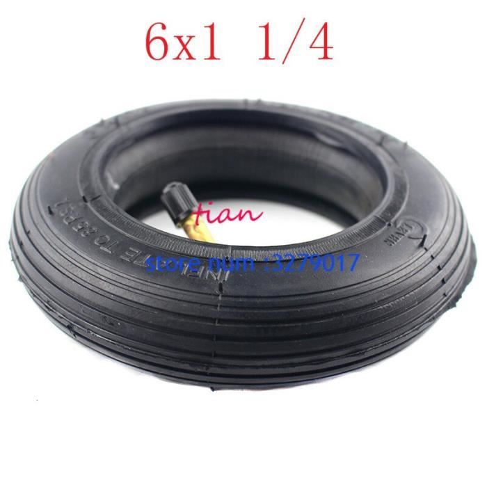 Pneu 6X1 1-4 avec chambre à air et Tube intérieur, livraison gratuite, convient à de nombreux scooters électr CHANCELIERE - SHY14396