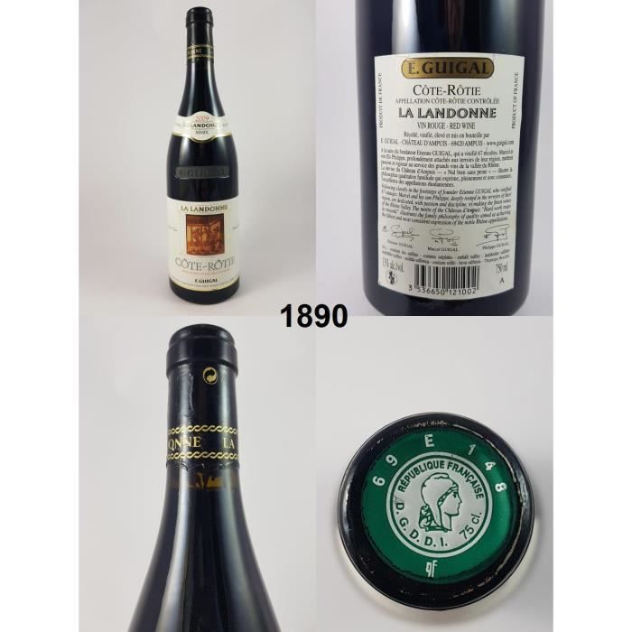 Côte-Rôtie - La Landonne - Guigal 2009 - N° : 1890, Côte-Rôtie, Rouge
