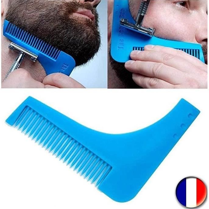 Peigne A Barbe De Couleur Bleu