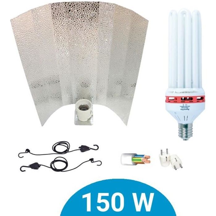 Kit lampe 150W CFL Agrolite + Floraison + Stucco