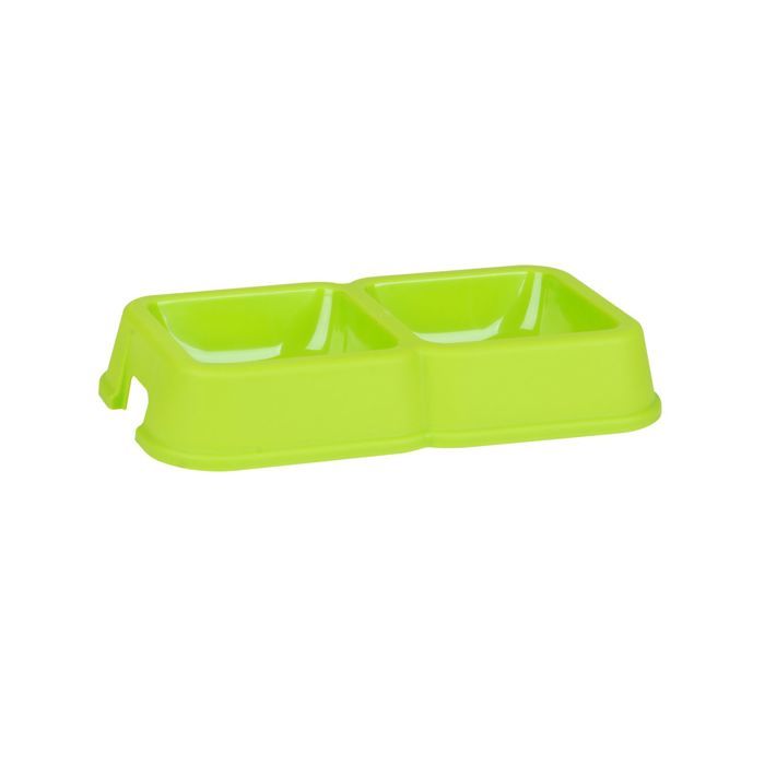 Gamelle pour chien et chat - 0,5 L - Vert anis