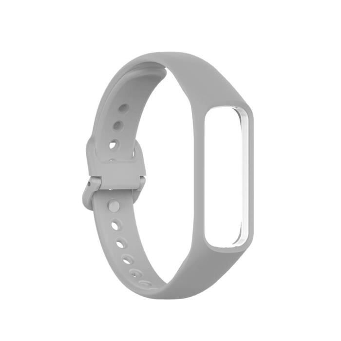 Bracelet de rechange pour Samsung Galaxy Fit 2, en Silicone, pour montre intelligente de Sport Light gray -SZ815