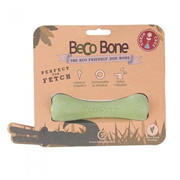 BECOTHINGS BECOBONE JOUET OS POUR CHIEN PETIT VERT