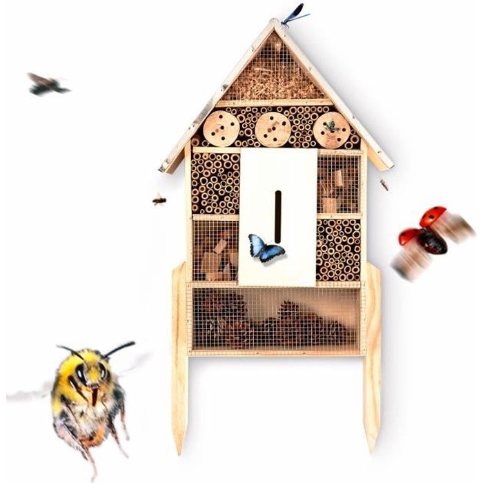 Maison a insectes - Abri hotel pour abeilles et insectes - 7