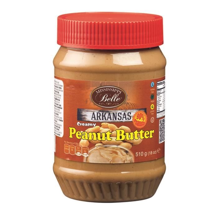 MISSISSIPI BELLE Beurre de Cacahuètes Creamy - 510 g