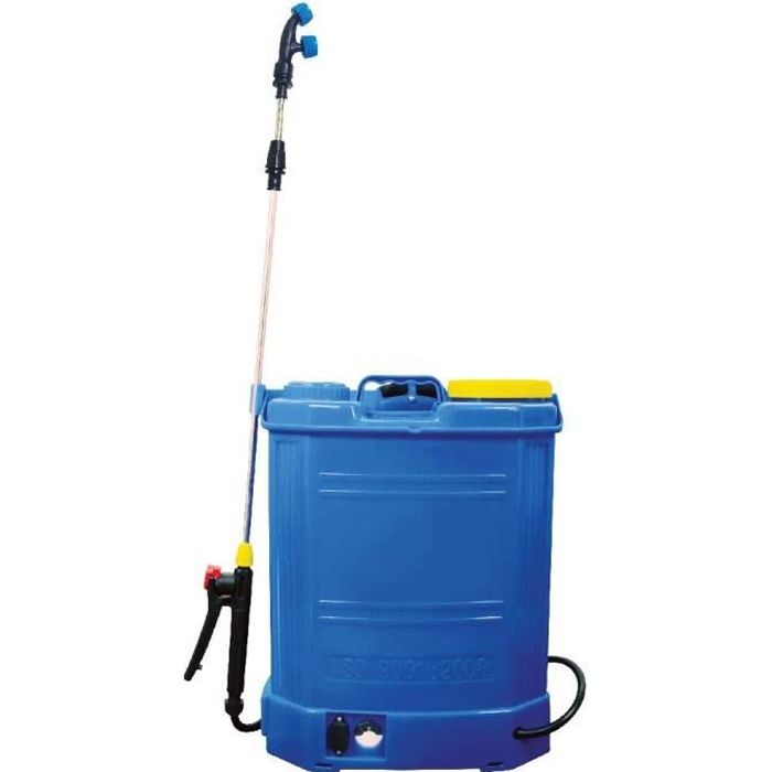 Pulvérisateur à dos rechargeable 16 litres 47 cm Bleu 47 cm