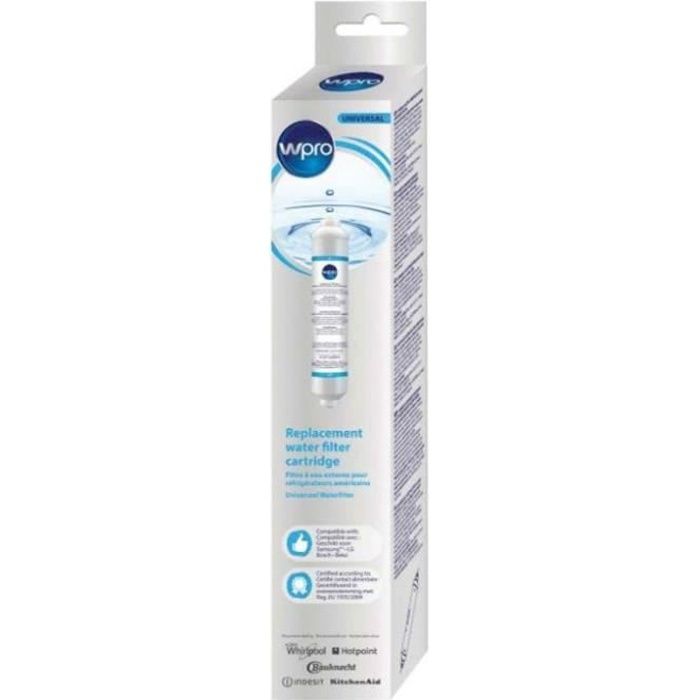 Filtre à eau externe USC100/1 Wpro pour réfrigérateur américain 484000008553