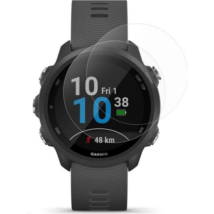 Verre Trempé pour Garmin Forerunner 245 - Forerunner 245 Music [Lot de 2] Film Protection Ecran Montre Anti Rayure Phonillico®