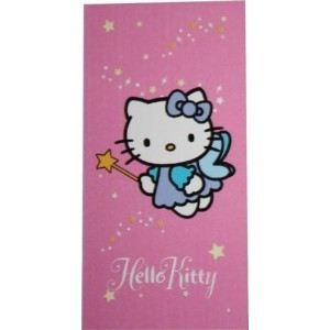 Drap de bain ou serviette de plage hello kitty fee
