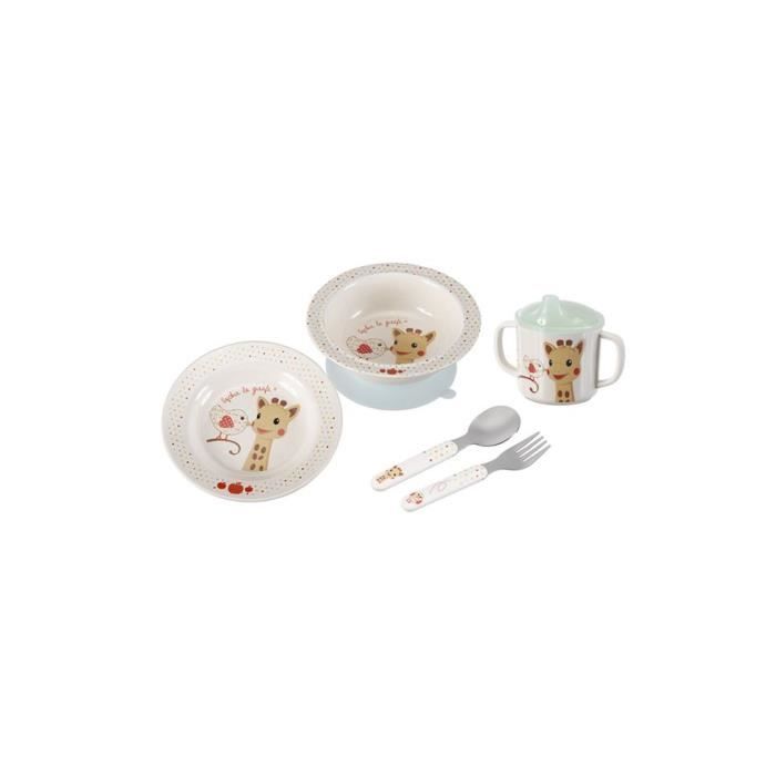 VULLI-Coffret Repas Mélamine LITTLE CHUMS CHIEN
