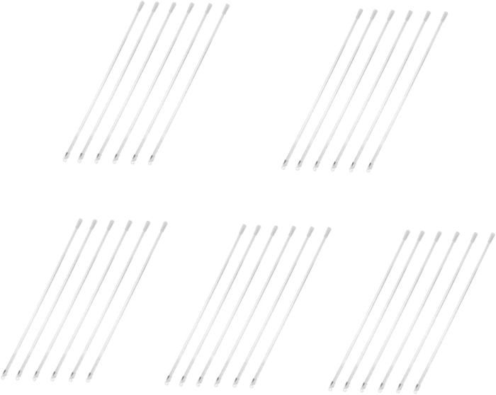 Artibetter Lot De 12 Rideaux De Fenêtre Blancs - Boutons