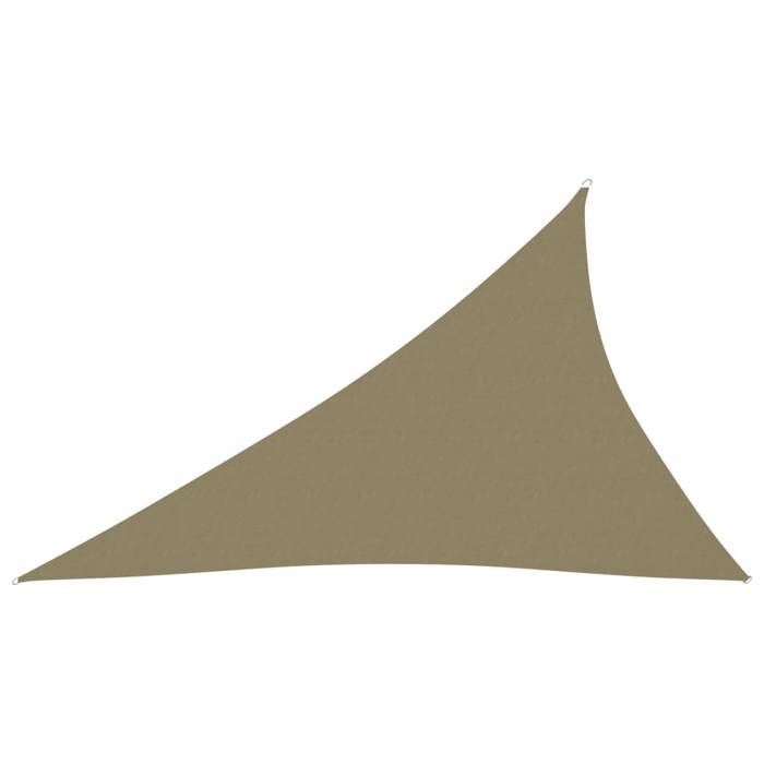 Voile D'Ombrage Triangulaire 4x5x6.4 M - Tissu Oxford Imperméable, UV Protection - Pour Jardin, Terrasse, Balcon