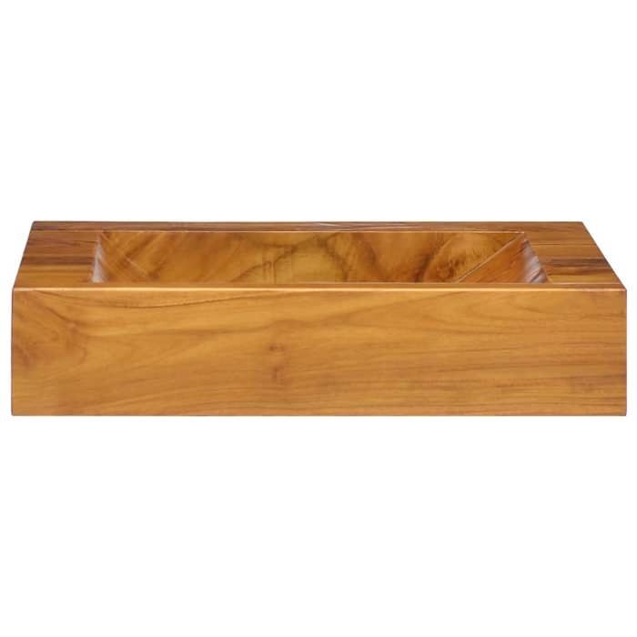 Vasque salle deau - Lavabo Bois de teck massif 50x35x10 cm 4847819 Frenchdays