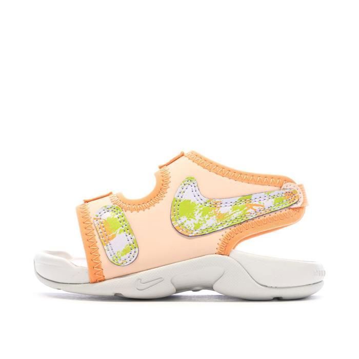 Sandales Oranges Bébé Nike Sunray Adjust Se
