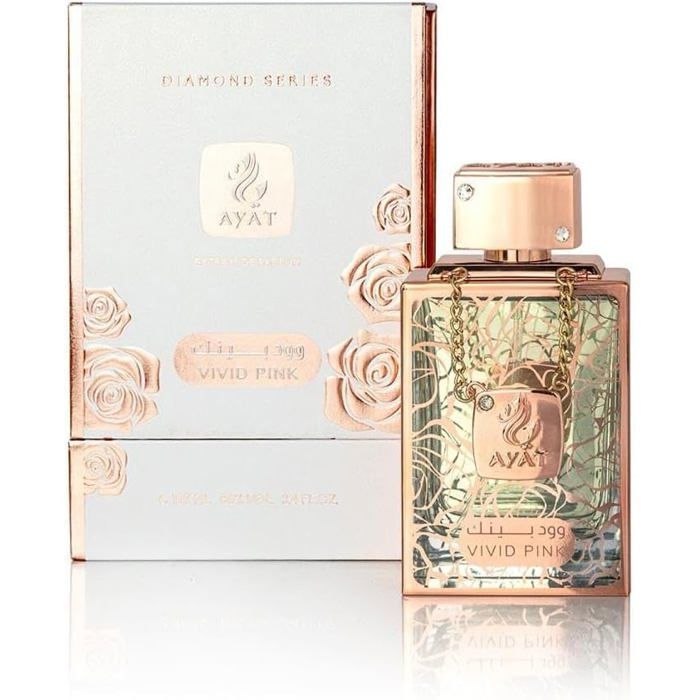 Parfum Diamond Series 100ml Femme - Fragrance Orientale Sensuelle (Rose