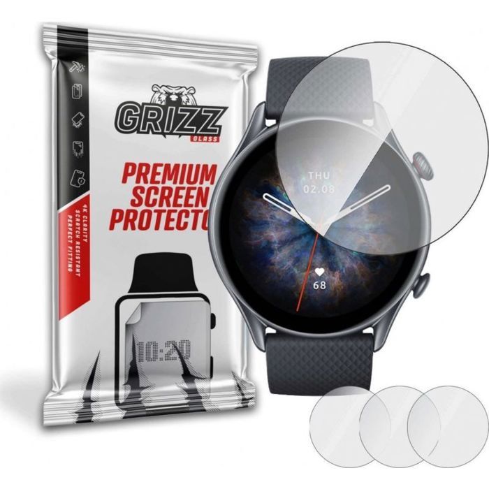 Film de protection montre connectee Grizzglass Film hydrogel pour Garmin Vivoactive 4