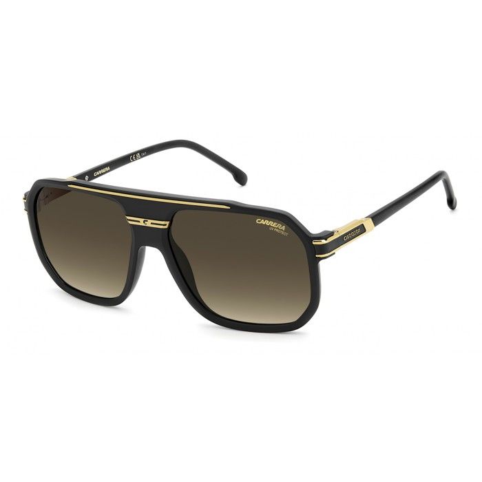 Lunettes de Soleil Carrera CARRERA 1077/S 60/16/145 Matte black gold Polyamide frames MAN CARRERA 1077/S