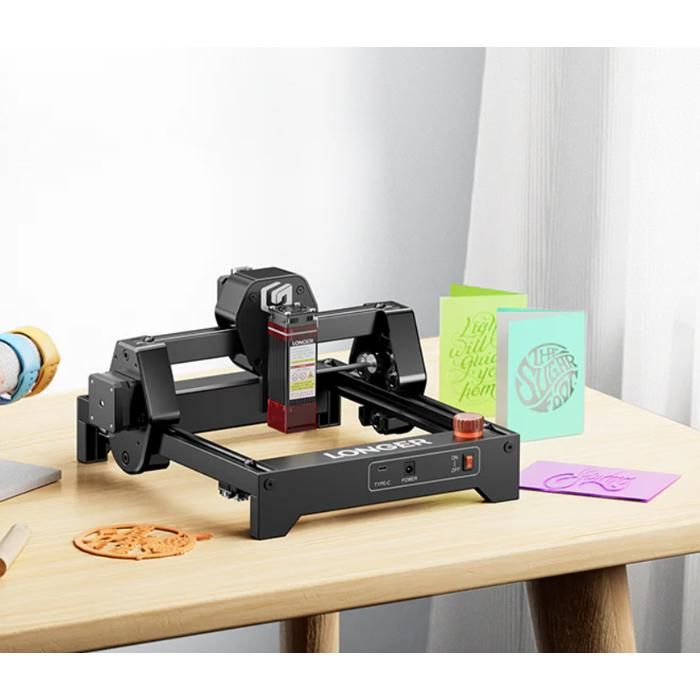 Konfiur 50 W lasergraveerachine, doe-het-zelf CNC-plotterachine, ini