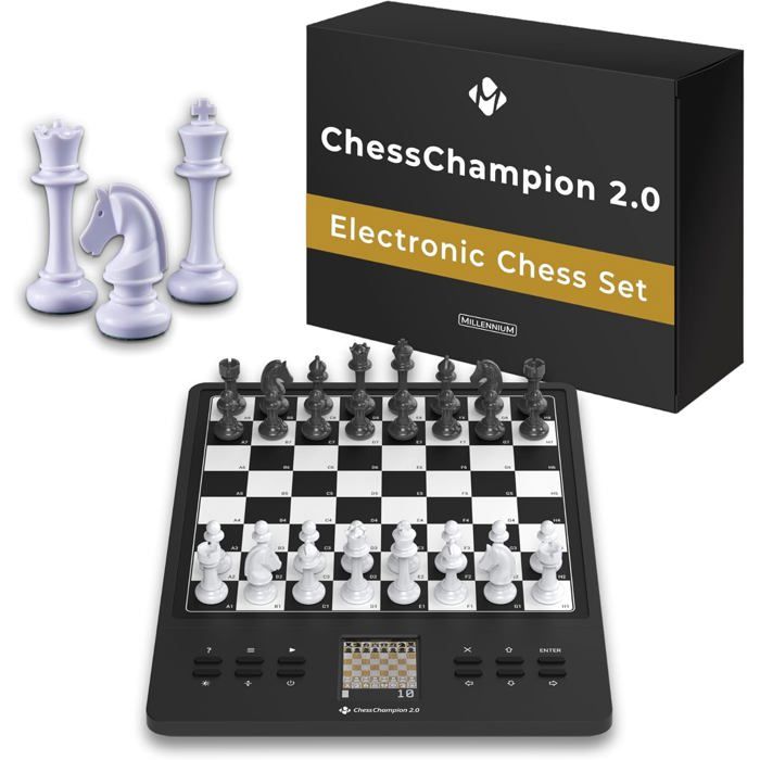 Jeu déchecs - MILLENNIUM 2000 - Millennium 2000 M808 - Mixte - Multicolore - 6+
