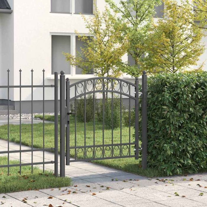 vidaXL Porte de Clôture 100 x 100 cm Acier peint par - vue 2