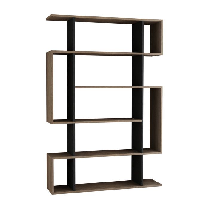 Bibliothèque en bois Mito - 110 x 25 x 161 cm - Chêne de SonomaAnthracite Bibliothèque en bois Mito - 110 x 25 x 161 cm - Chêne de SonomaAnthracite