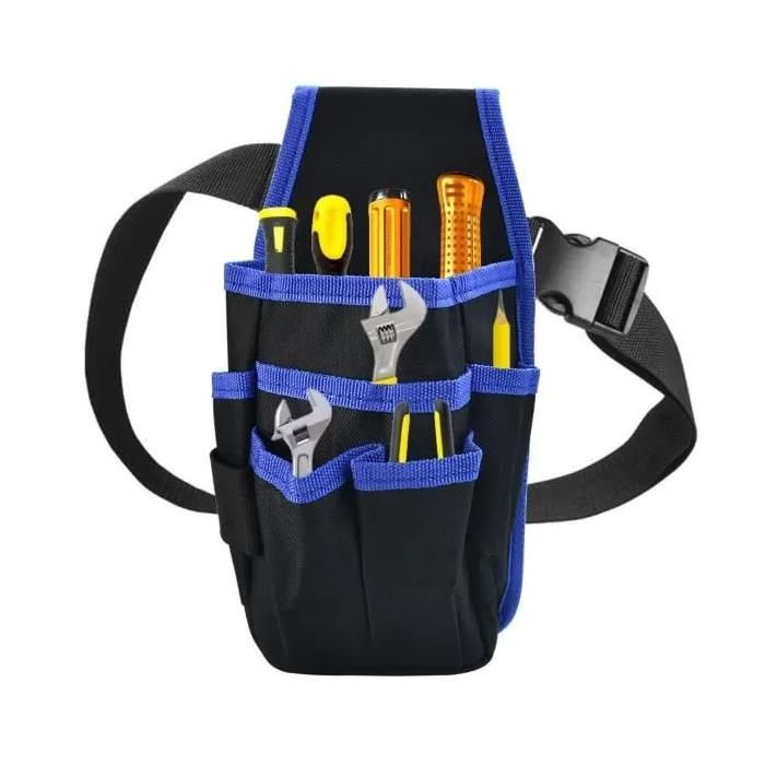 Ceinture porte outils 15 poches réglable 57-140cm pour électriciens mécaniciens artisans