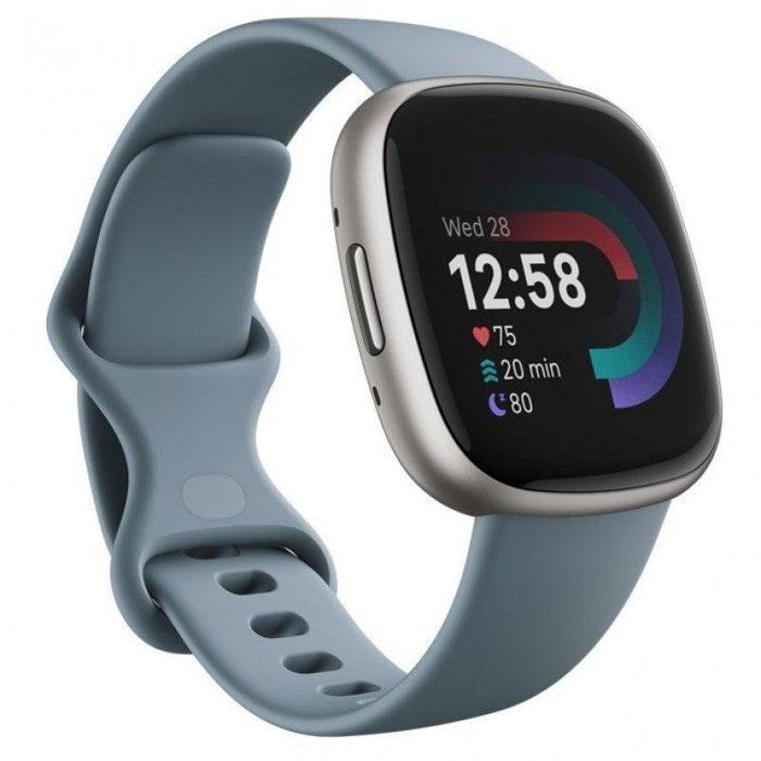 Fitbit Versa 4 Bleu montre connectée légère et confortable plus de 40 sports à suivre au poignet Fitbit Versa 4 Bleu montre connectée légère et confortable plus de 40 sports à suivre au poignet