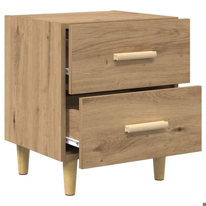 Armoire de lit 2 pcs chêne artisanal 40 x 35 x 47.5 cm_2 ans garantie_14499