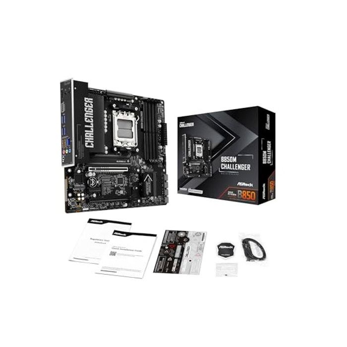 Carte mère AsRock B850 AMD AM5 DDR5 ATX HDMI 7.1 RJ45 2.5Gb PCIe 5.0 USB C - vue 2
