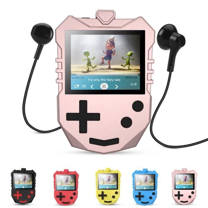 Lecteur MP3 Enfants 8Go avec HautParleur, Baladeur Musicale Portable Radio FMJeux de Puzzle