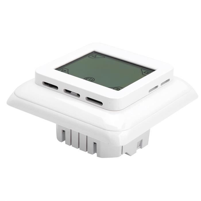 KETOTEK Thermostat WiFi Chauffage au Sol Eau 3A Alexa Google Assistant Compatible, Thermostat