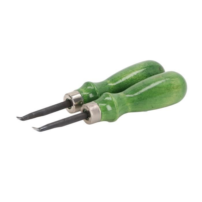 Lot 3 Biseauteurs Bord Cuir - Outil Maroquinerie DIY 4/6/8 Mm | Tnfeeon - 7