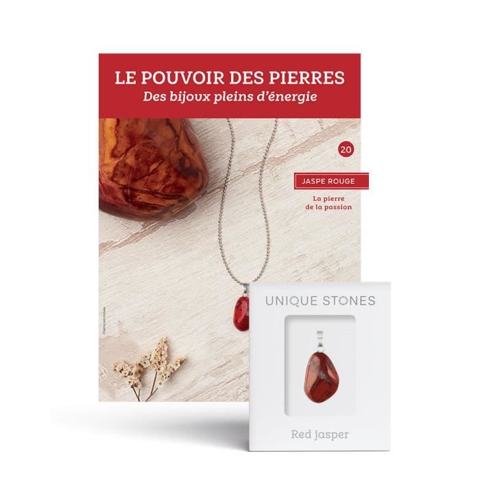 Pendentif - ALTAYA - Pierre De La Passion - Jaspe Rouge - Matières Naturelles - Mixte
