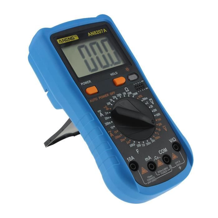 compteur d/'amplitude Volt Amp avec diode et essai de Multimètre numérique