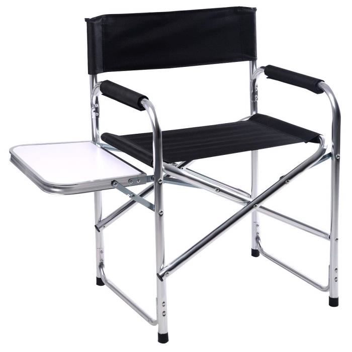 KingCamp Chaise de Camping Pliable en Aluminium avec Porte-gobelet Charge maximale 120 kg