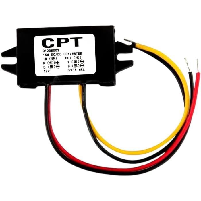 Led Transformateur Transfo Convertisseur Pr Voiture Dc 12V Vers 5V[u6414] Cdiscount Bricolage