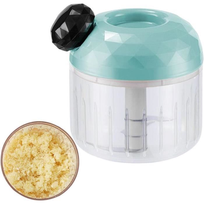 Hachoir à Ail Manuel Avec Ficelle – Multifonction, Lame En Inox, Pour Légumes, Fruits, Viande Hachée - 4