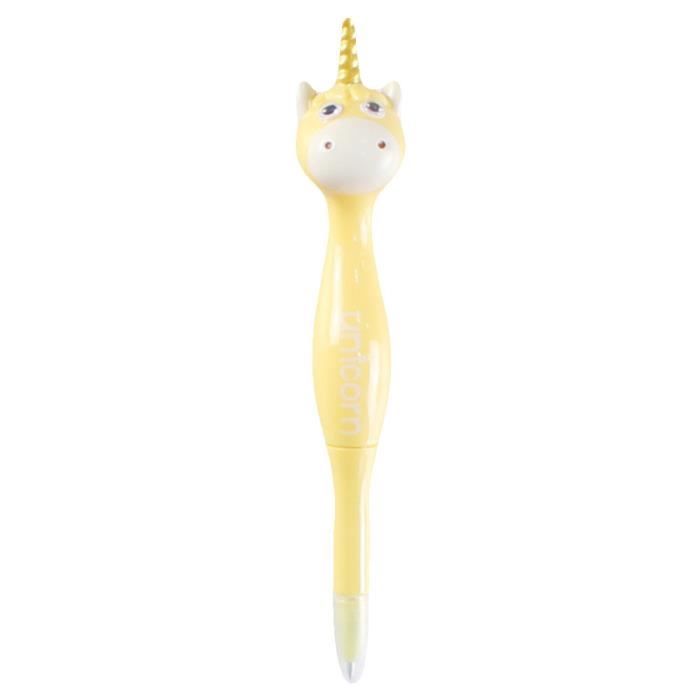 Stylo à Bille De Forme Dessin Animé Unicorn Gel Animal Stylo Janue